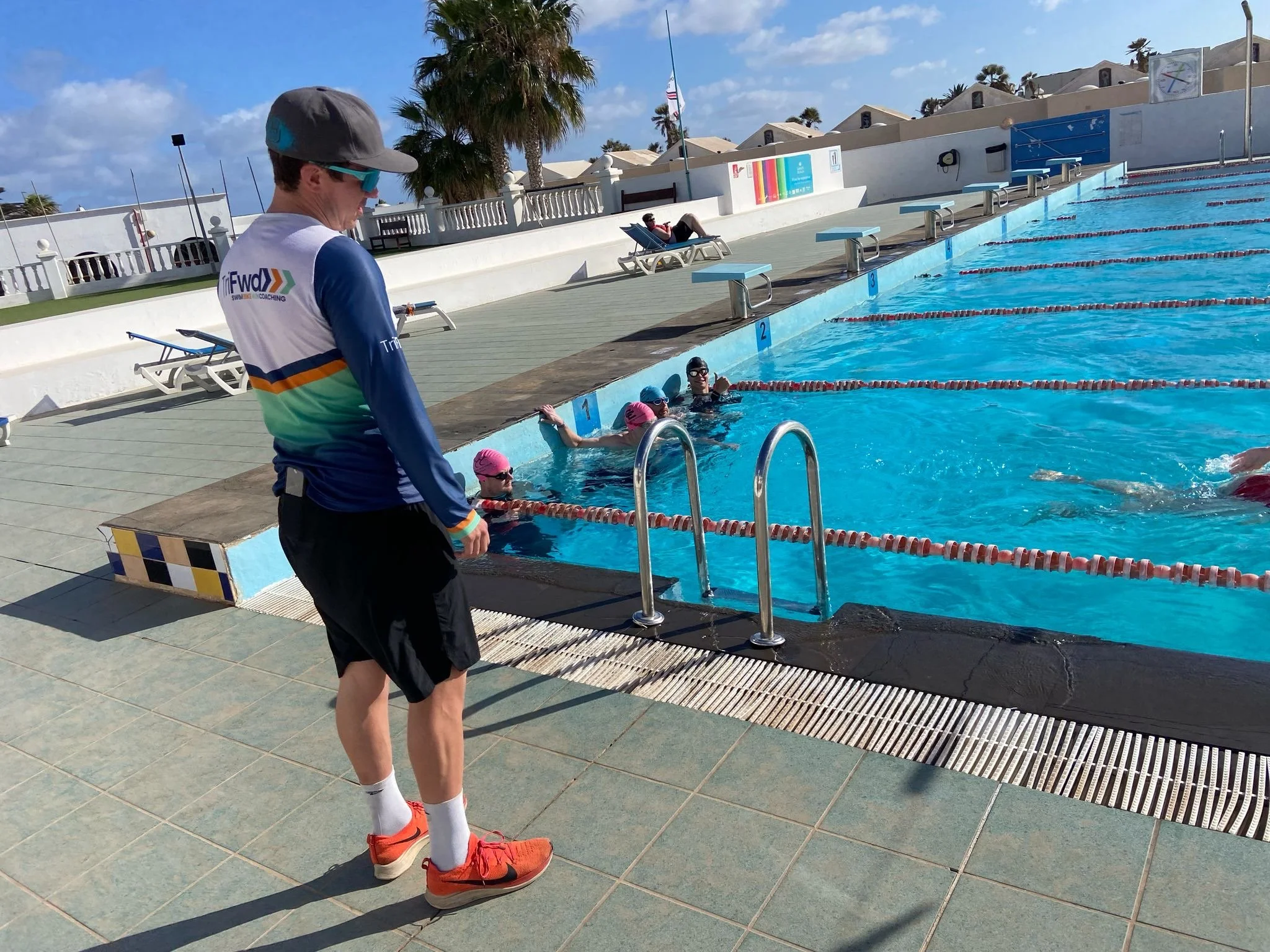 Swim Coaching on the Challenging Events Training Camp in Lanzarote in 2025