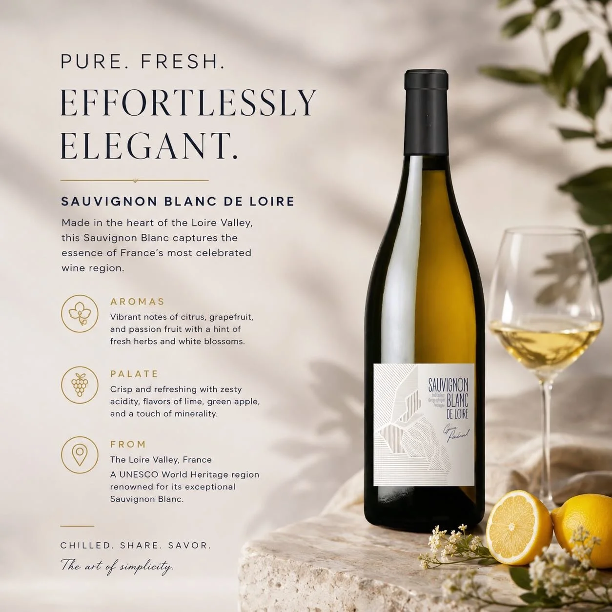 Discover Cyprien Loire Sauvignon Blanc this summer &mdash; a crisp, refreshing &ldquo;baby Sancerre&rdquo; crafted just outside the Sancerre AOC, delivering the same bright minerality and citrus-driven character at nearly half the price.
