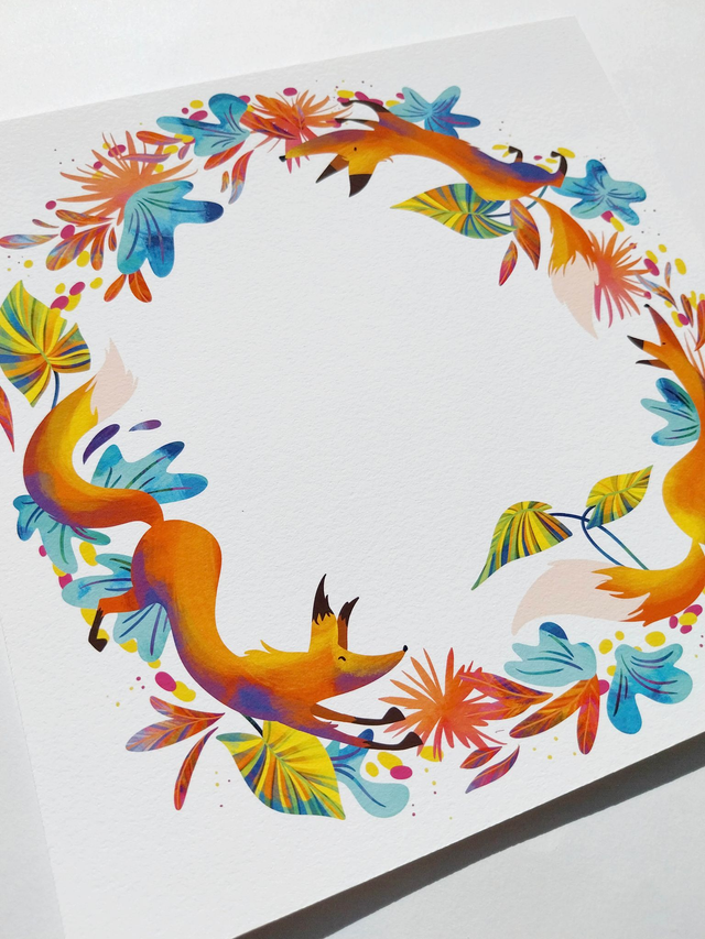 🦊 couronne renard - blanche 🦊
