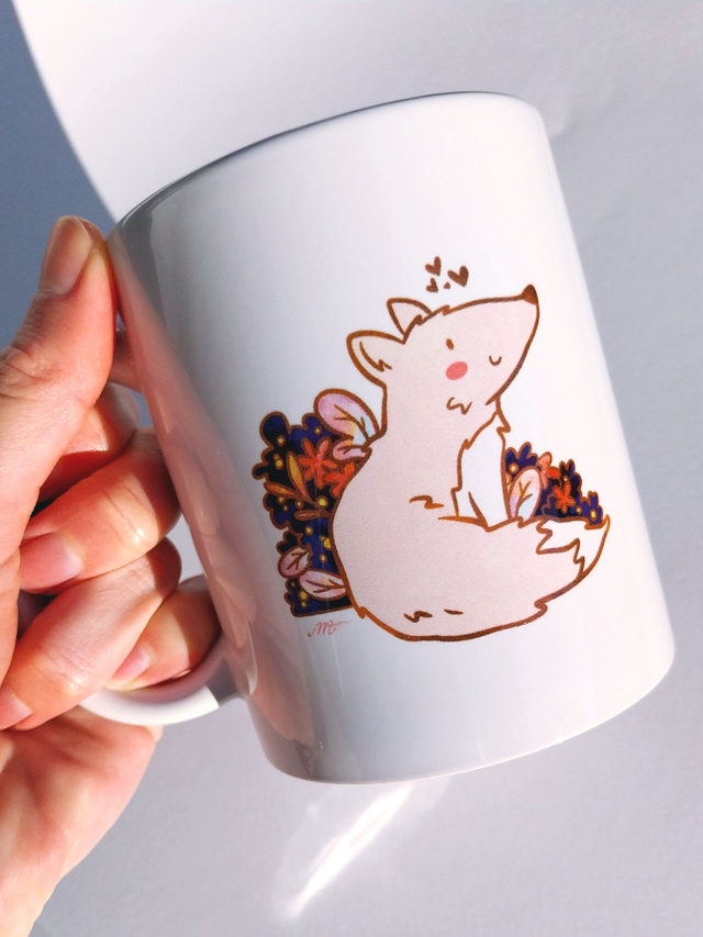 🤍 mug renard blanc 🤍