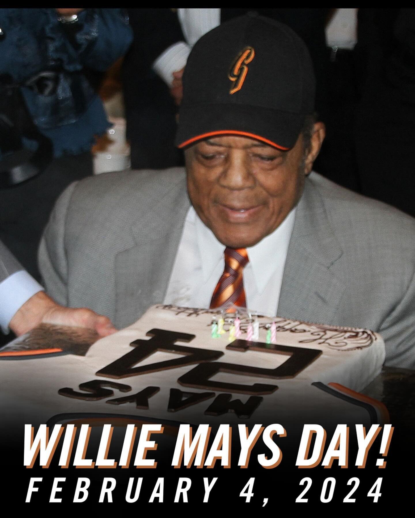 February 4, 2024, has officially been declared by Mayor @LondonBreed as &lsquo;Willie Mays Day,&rsquo; in honor of @SFGiants and baseball legend, #24 Willie Mays. 
Restaurants around the city will be offering unique &lsquo;Say Hey&rsquo; specials an