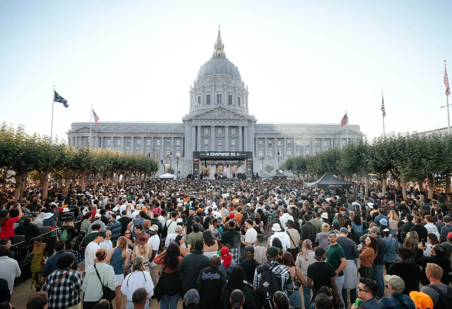 That&rsquo;s our city!! EMPIRE15 on Saturday was epic!🌁🔥 

Thank you to&nbsp;@RedLeather,&nbsp;@Inayah,&nbsp;@FireboyDML,&nbsp;@p_lo&nbsp;,&nbsp;@Berner415, MistahFab,&nbsp;@LarryJuneTFM,&nbsp;@Shaboozey&nbsp;for bringing Civic Center to life🌟🎶 
