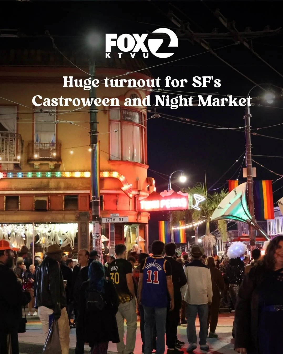 The Castro Halloween Night Market made waves!🎃🏳️&zwj;🌈 What a grand finale to cap off this year&rsquo;s @castro.nightmarket. Thanks to everyone who made it out to start new traditions🫶🪩