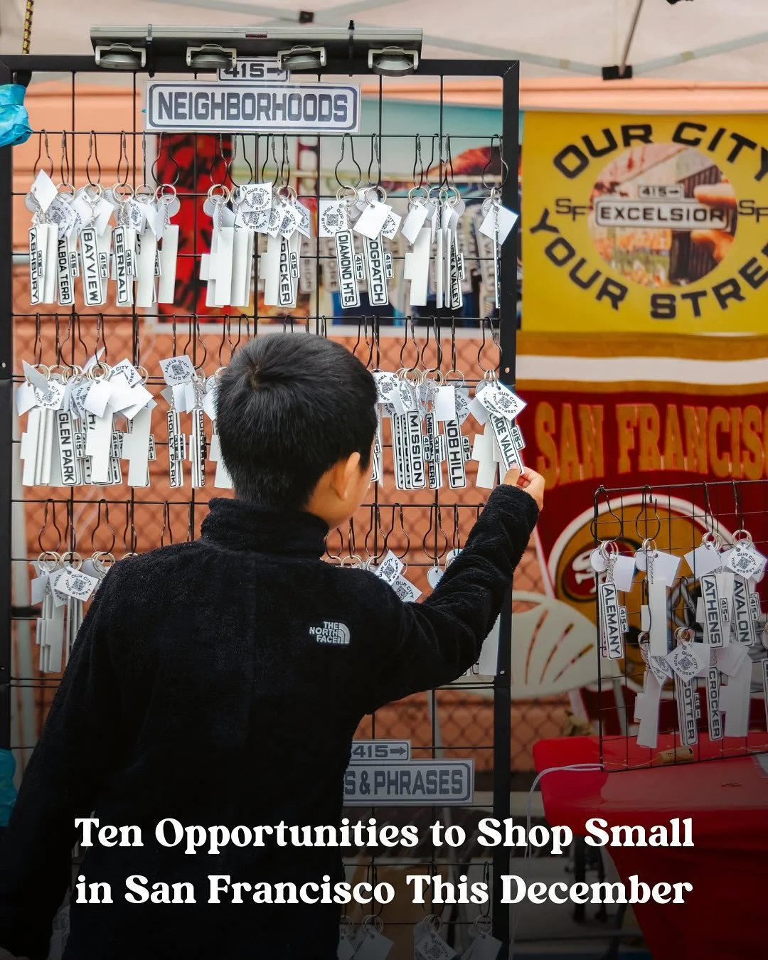 Tag your favorite local vendor/maker/business below👇 San Francisco is home to so many incredible local merchants and events that showcase them, shopping small this holiday season has never been easier!🛍️✨

We&rsquo;re putting on our final night mar