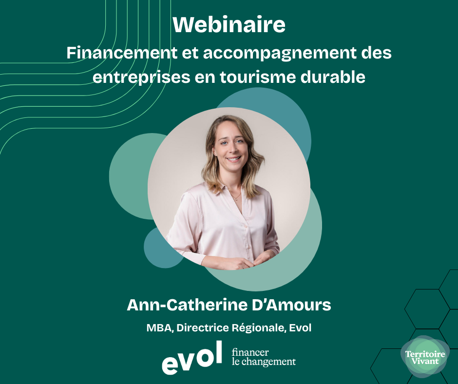 Webinaire : Financement et accompagnement des entreprises en tourisme durable