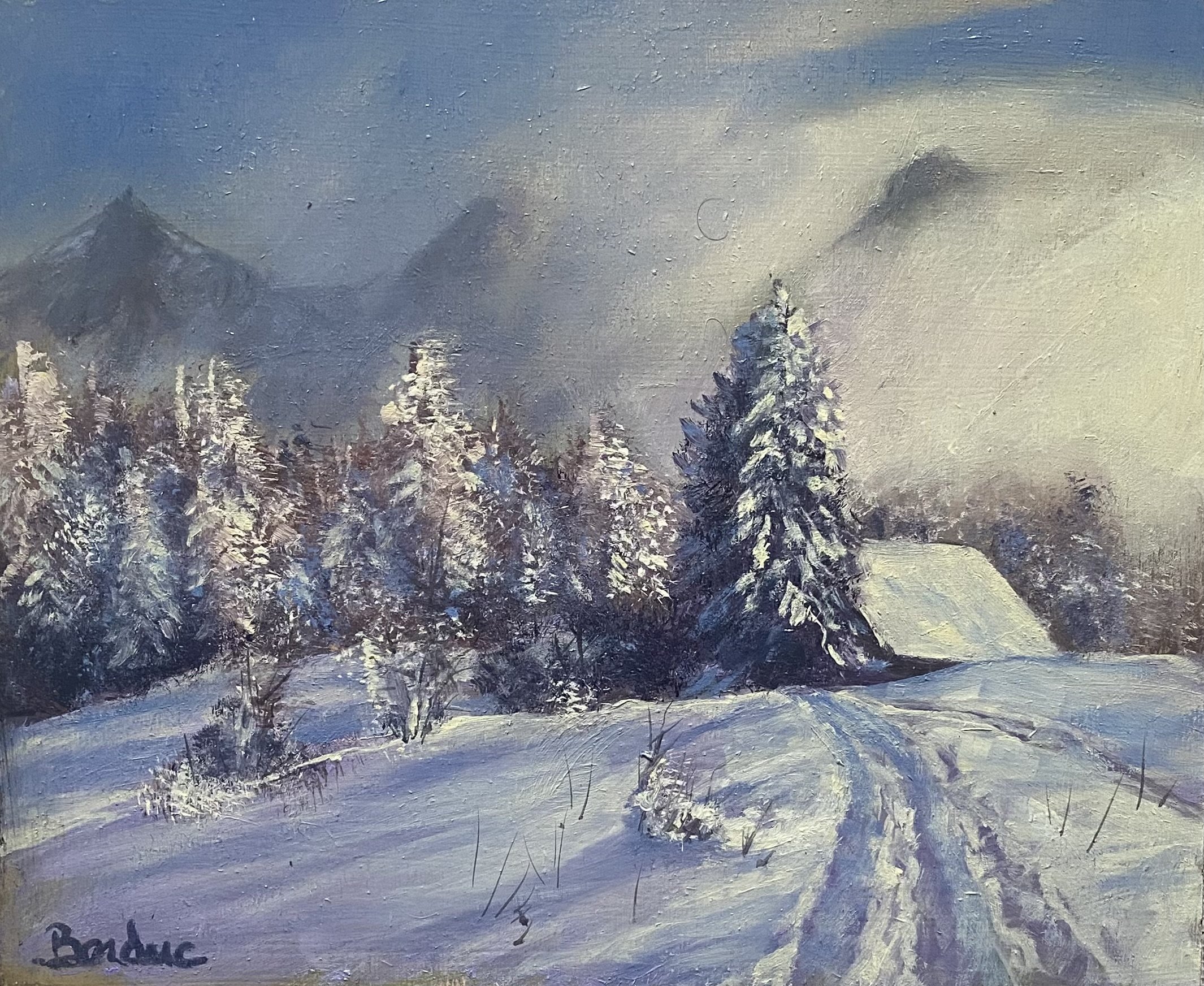 Serenity hivernale 22 x 27cm