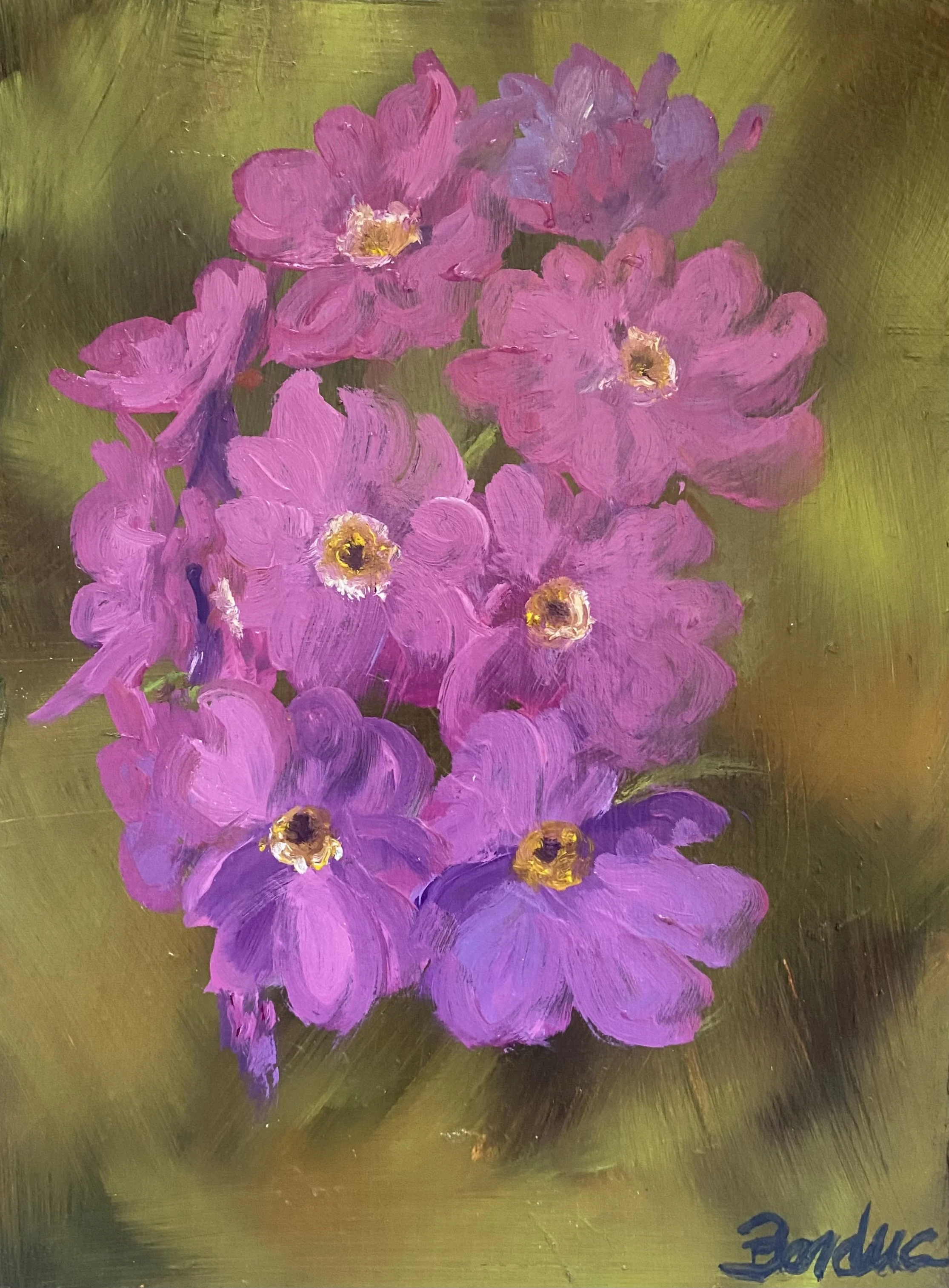 Fleurs d'été. 20 x 15 cm