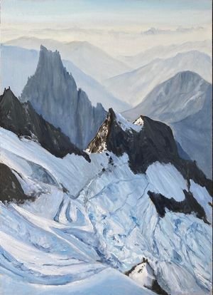Mur de Glace.
Huile sur plaque 30 x 45 cm
Sold