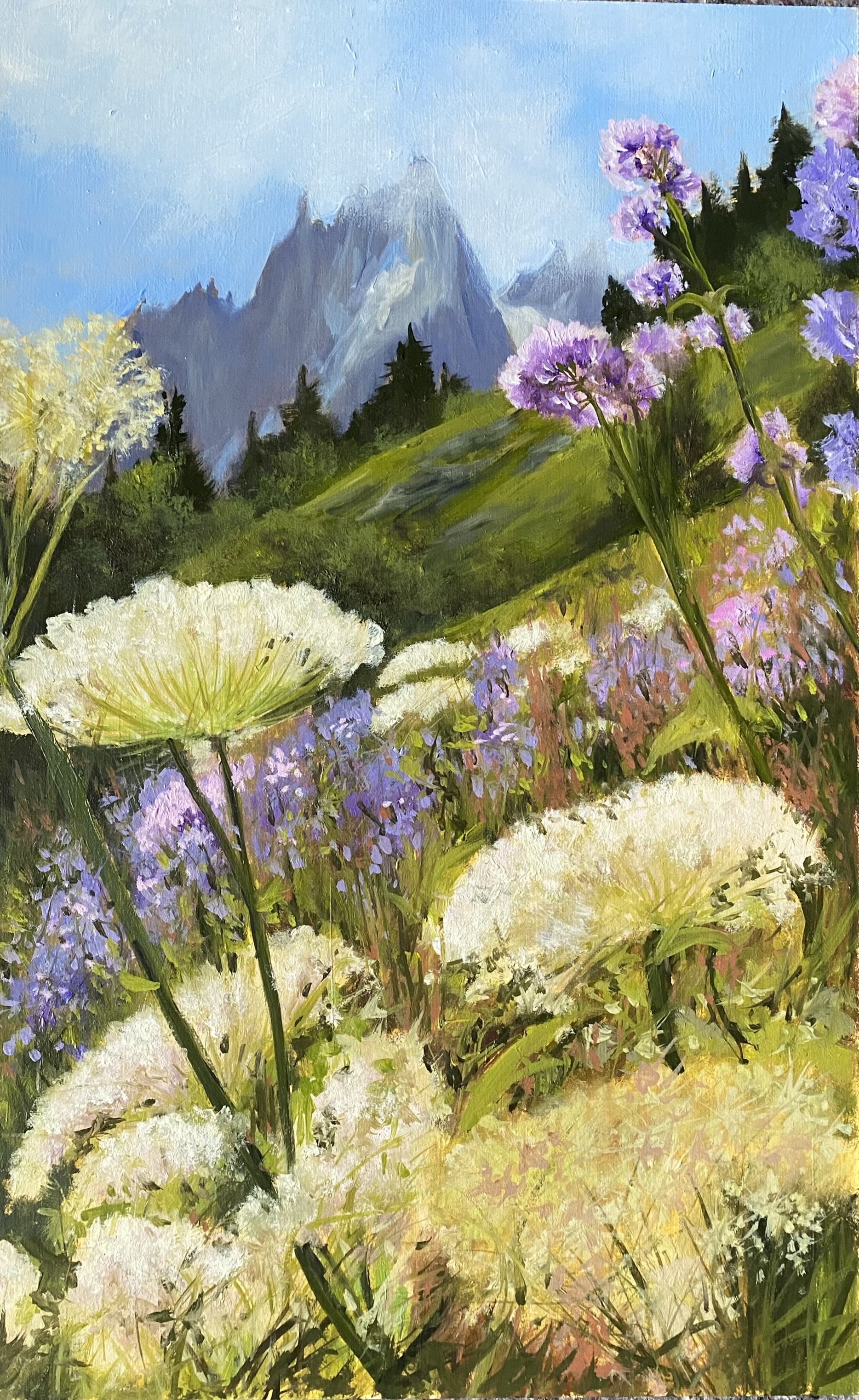 D'apres une etude de toile de Pascal Amblard. 40 x 25cm