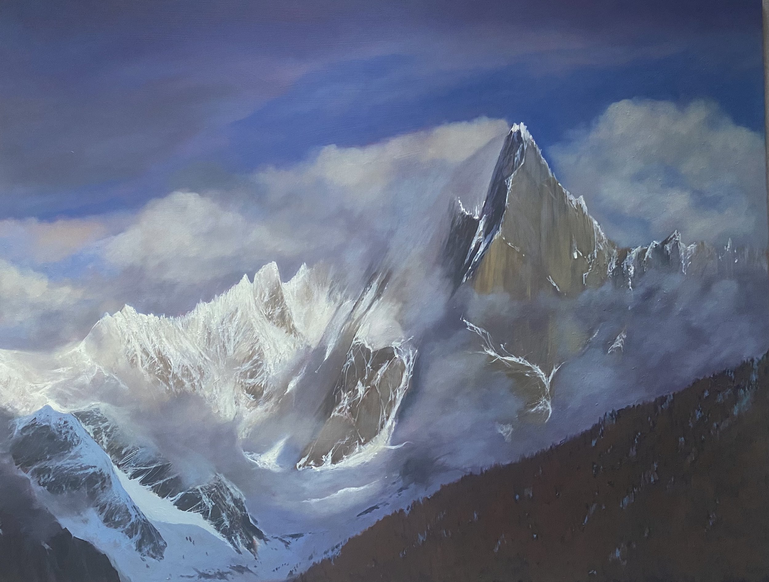 Sommets eternels 116 x 89cm