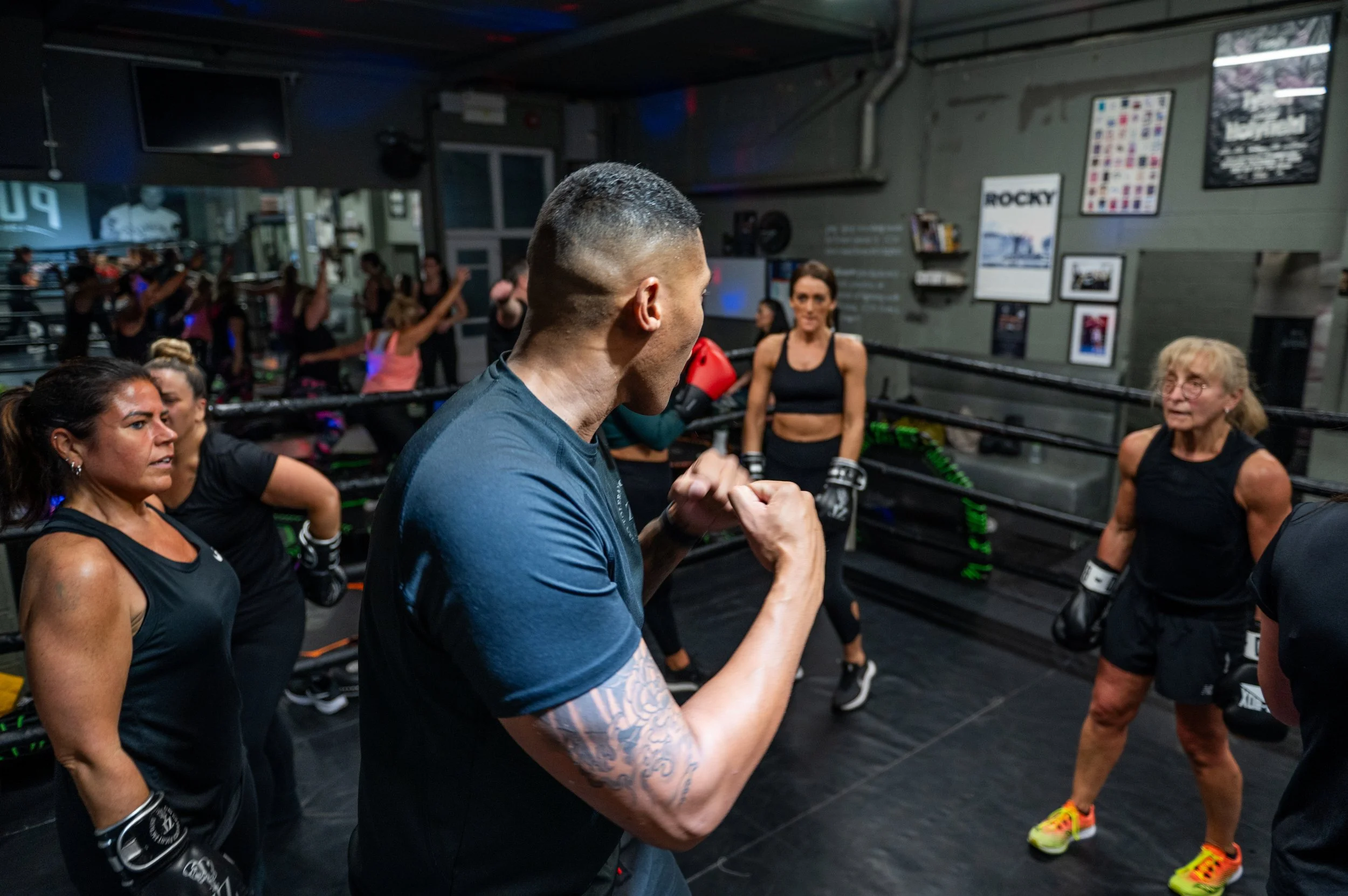 Pad Work Training Session at Zero Tolerance Fight Factory