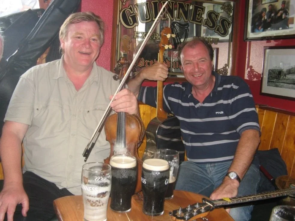 Actor Brendan Gleeson & Kevin Macleod, Inis Oirr, Ireland 2009