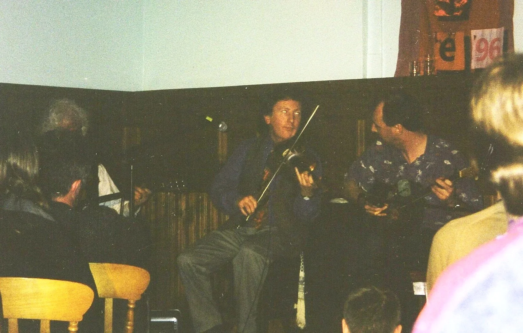 Alec Finn, Frankie Gavin & Kevin Macleod, concert at The Counting House, Edinburgh 1999.