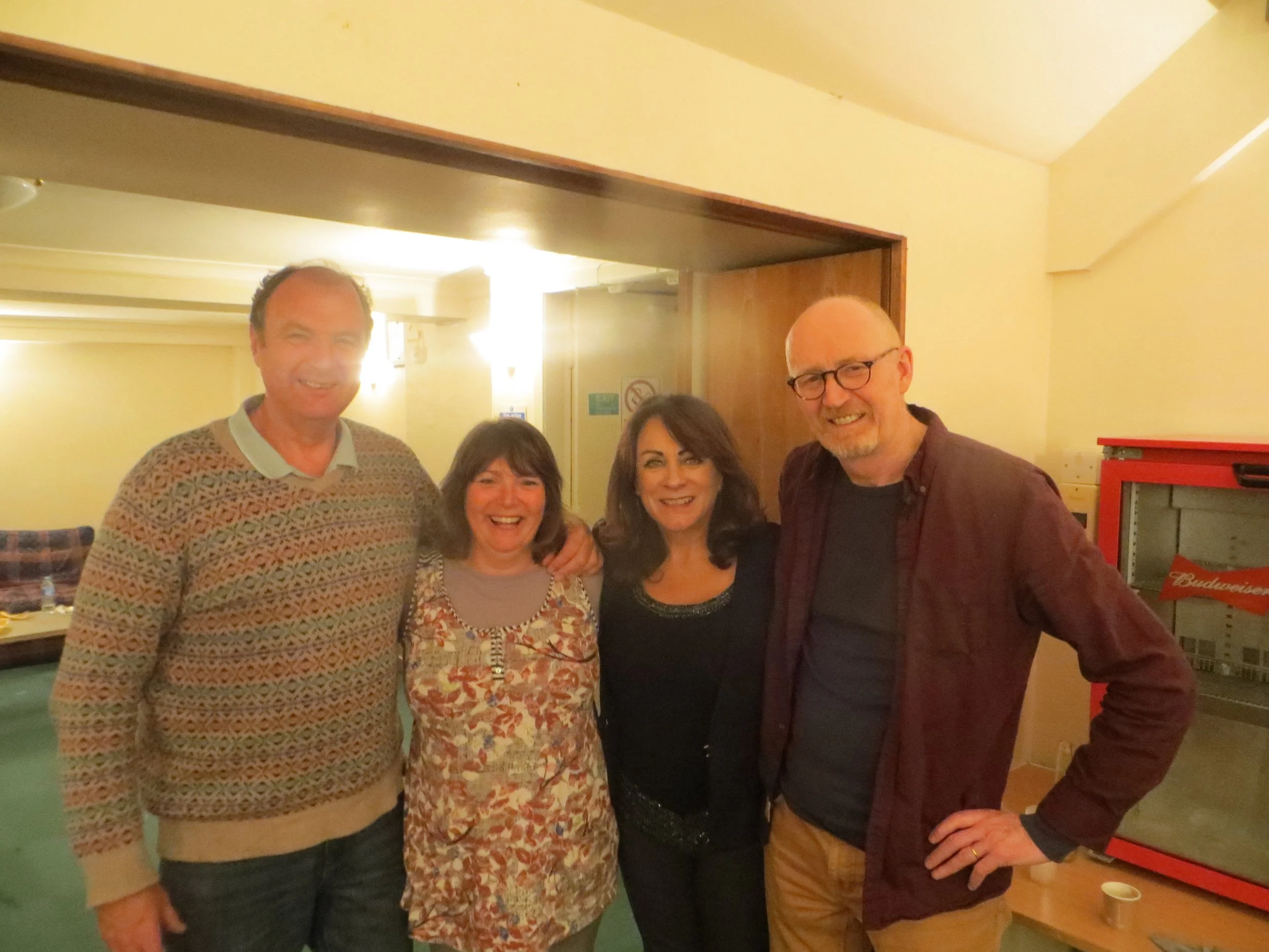 Kevin & Christine Macleod with Mary Black & Joe O'Reilly, The Queen's Hall Edinburgh 2015.