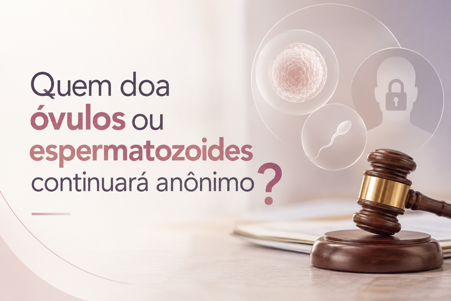 Quem doa óvulos ou espermatozoides continuará anônimo?