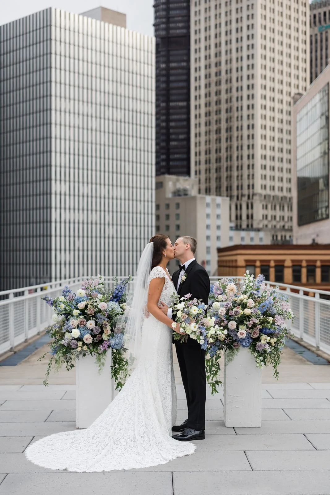 Julie & Paul at Convention Center Rooftop: photos by Steven Dray