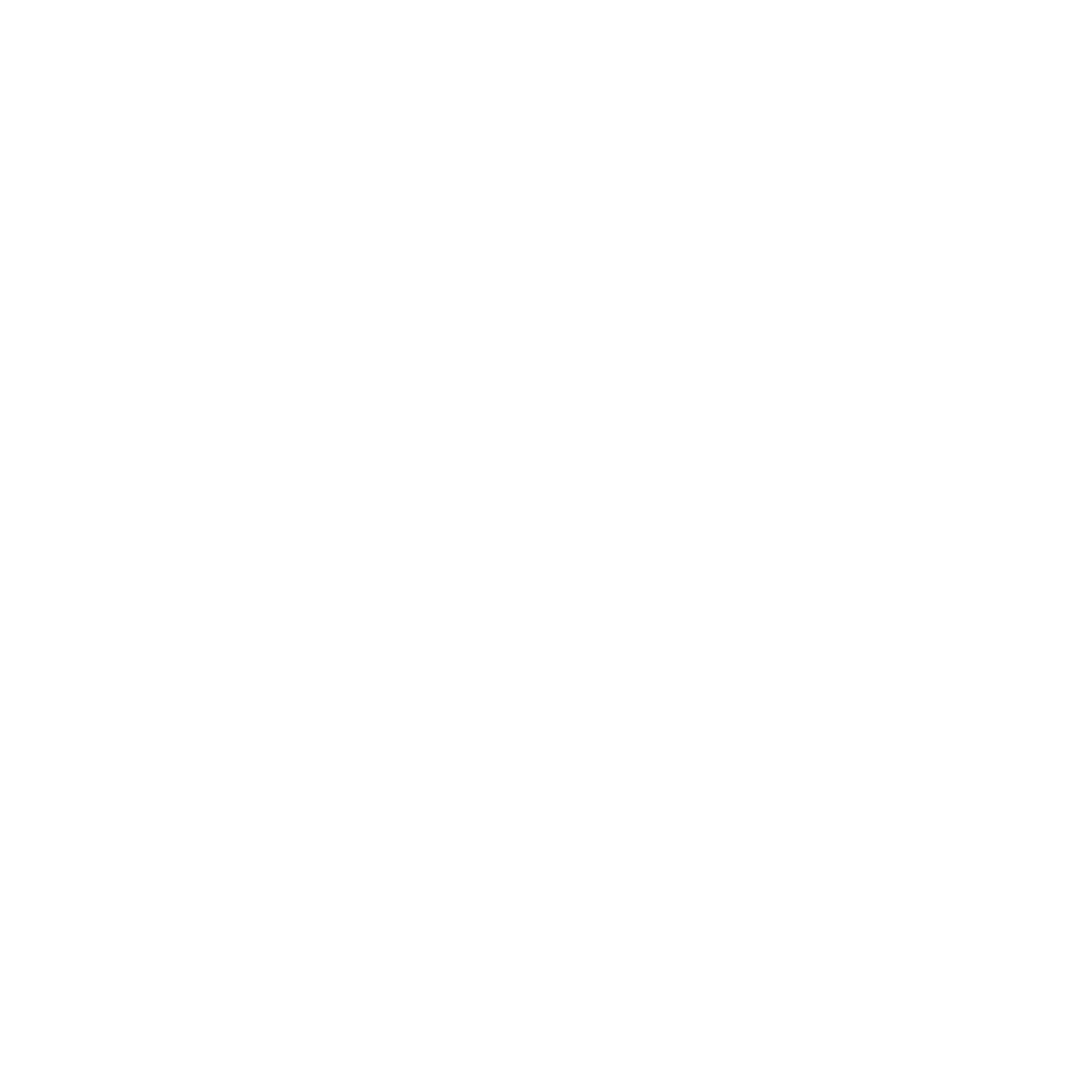 A white check mark inside a square on a black background.