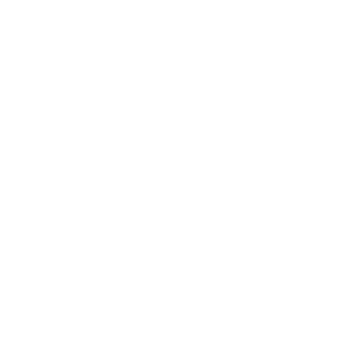 Black background with a white outline of an interconnected flowchart with squares and lines connecting the shapes.