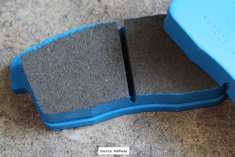  HALFWAY Front Brake Pads for LA400 Copen 