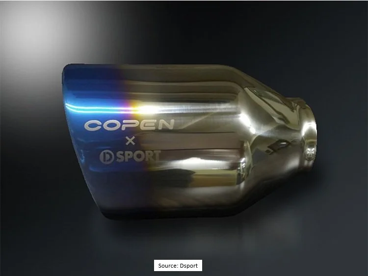  DSPORT x COPEN Sports Exhaust feat. 5ZIGEN for LA400 Copen 