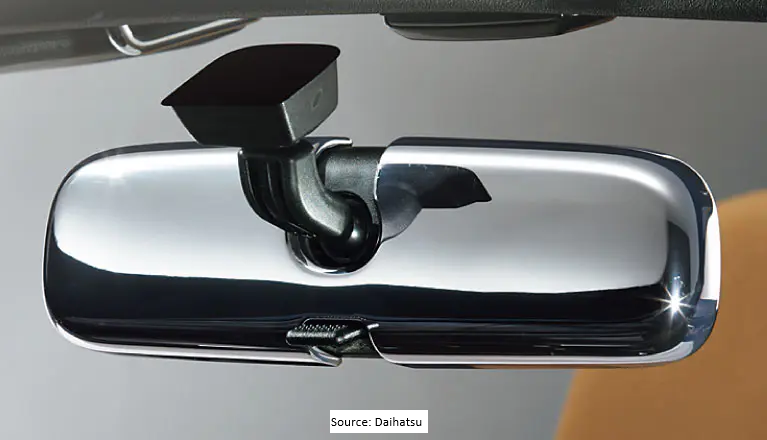 Rear View Mirror Cover - Chrome