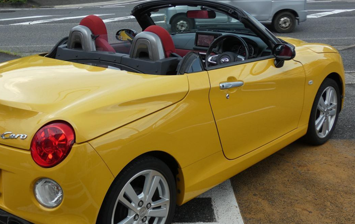 2015 Daihatsu Copen Cero LA400K Yellow