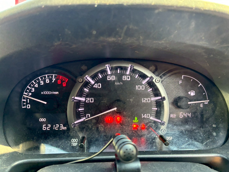 Scratches on the dash panel