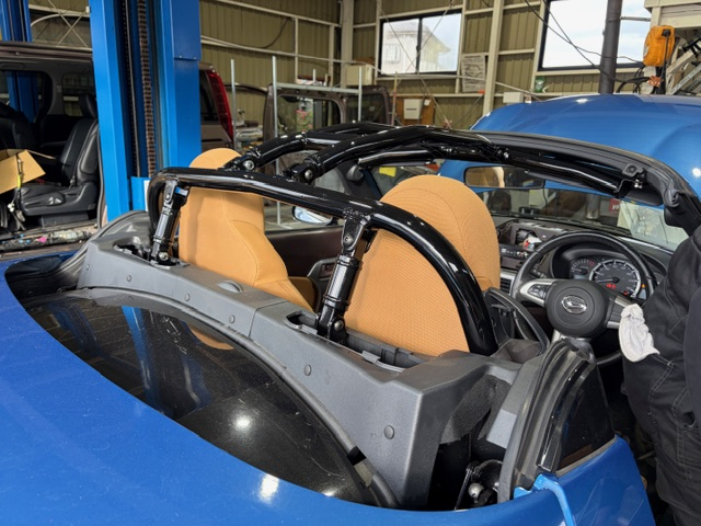 Import vehicle preparation report - 2015 Daihatsu Copen Cero LA400K Blue (Part 2)