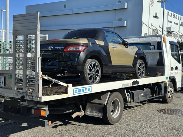 Import vehicle preparation report - 2015 Daihatsu Copen Xplay LA400K Khaki (Part 3)