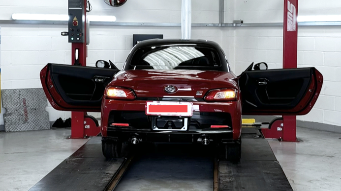 Import vehicle preparation report - 2020 Toyota Copen GR Sport LA400A Red (Part 8)