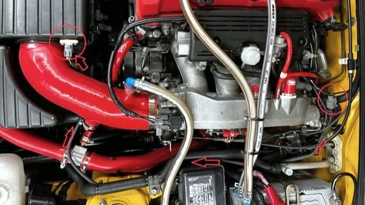 IAT Sensor Relocation Kit - Honda S2000 AP1 (Drive by Cable)