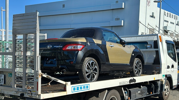 Import vehicle preparation report - 2015 Daihatsu Copen Xplay LA400K Khaki (Part 3)