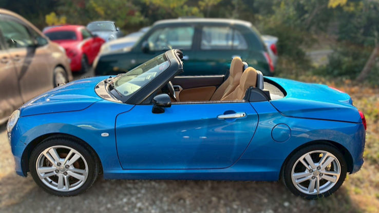 Auction success report - 2015 Daihatsu Copen Cero LA400K Blue