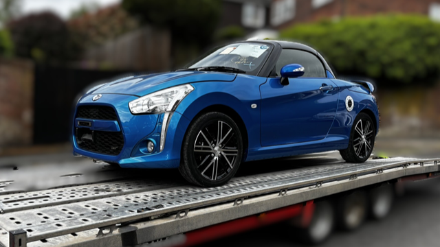 Import vehicle preparation report - 2015 Daihatsu Copen Robe S LA400K Blue (Part 3)