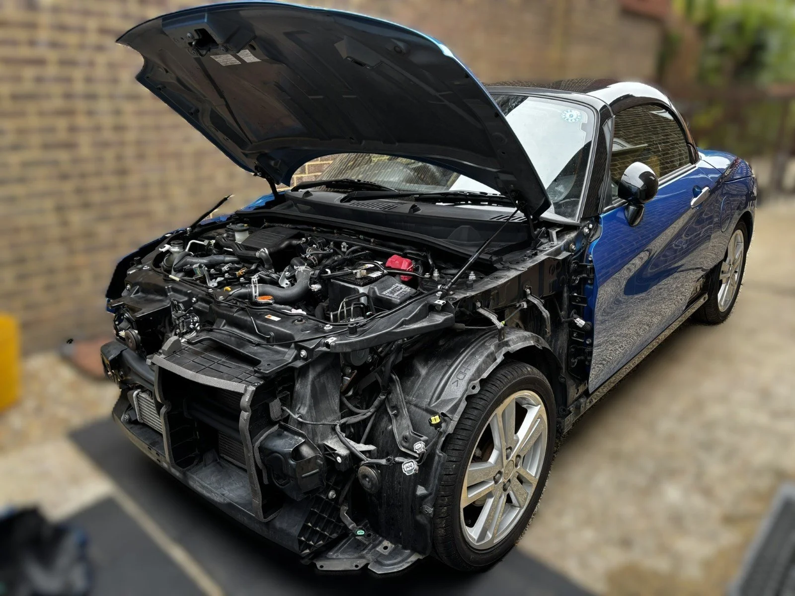 TR imports UK Copen Cero demonstrator with its front panels removed after being deliberately purchased as a lower-priced development project.