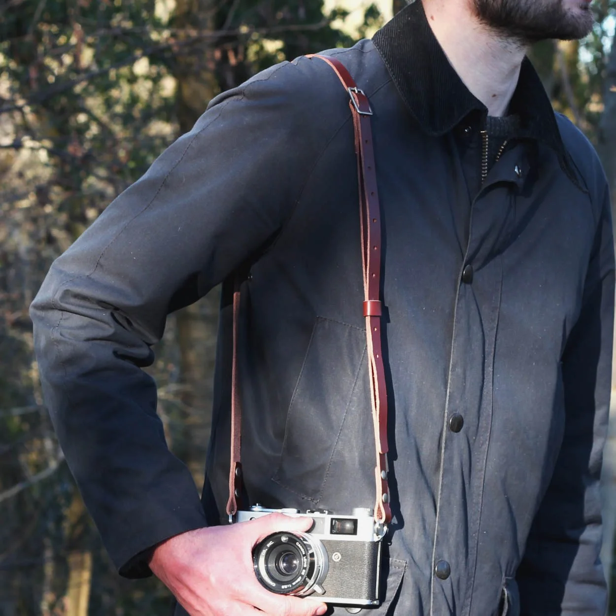 Leather Camera Strap Europe