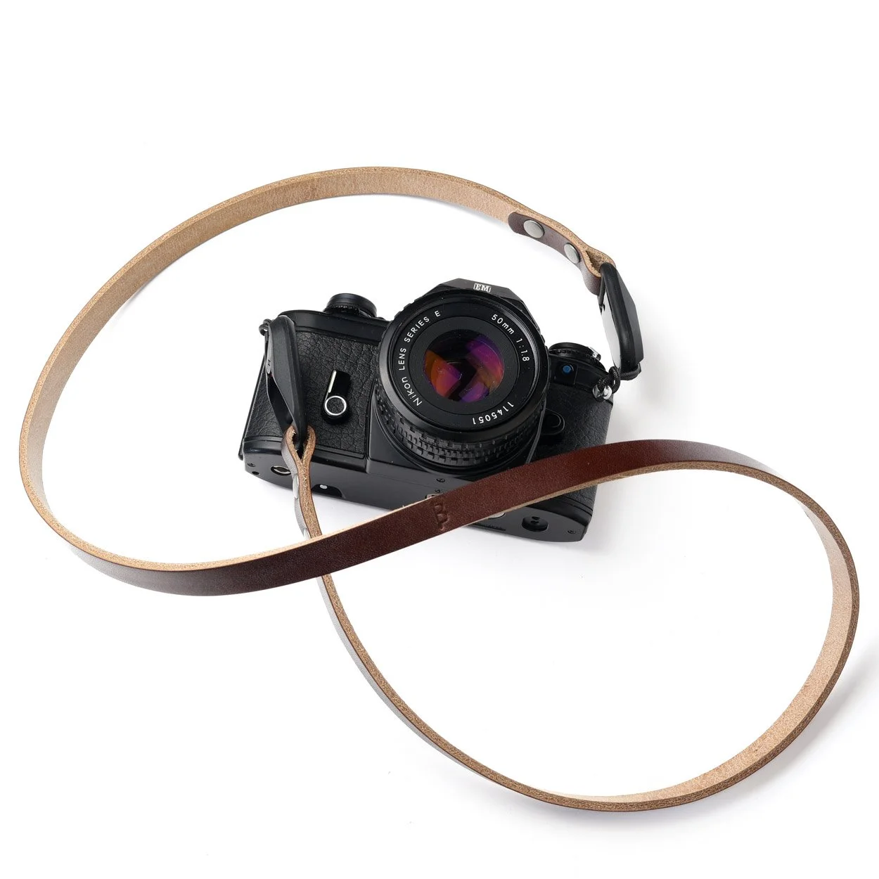 Chestnut quick release leather strap