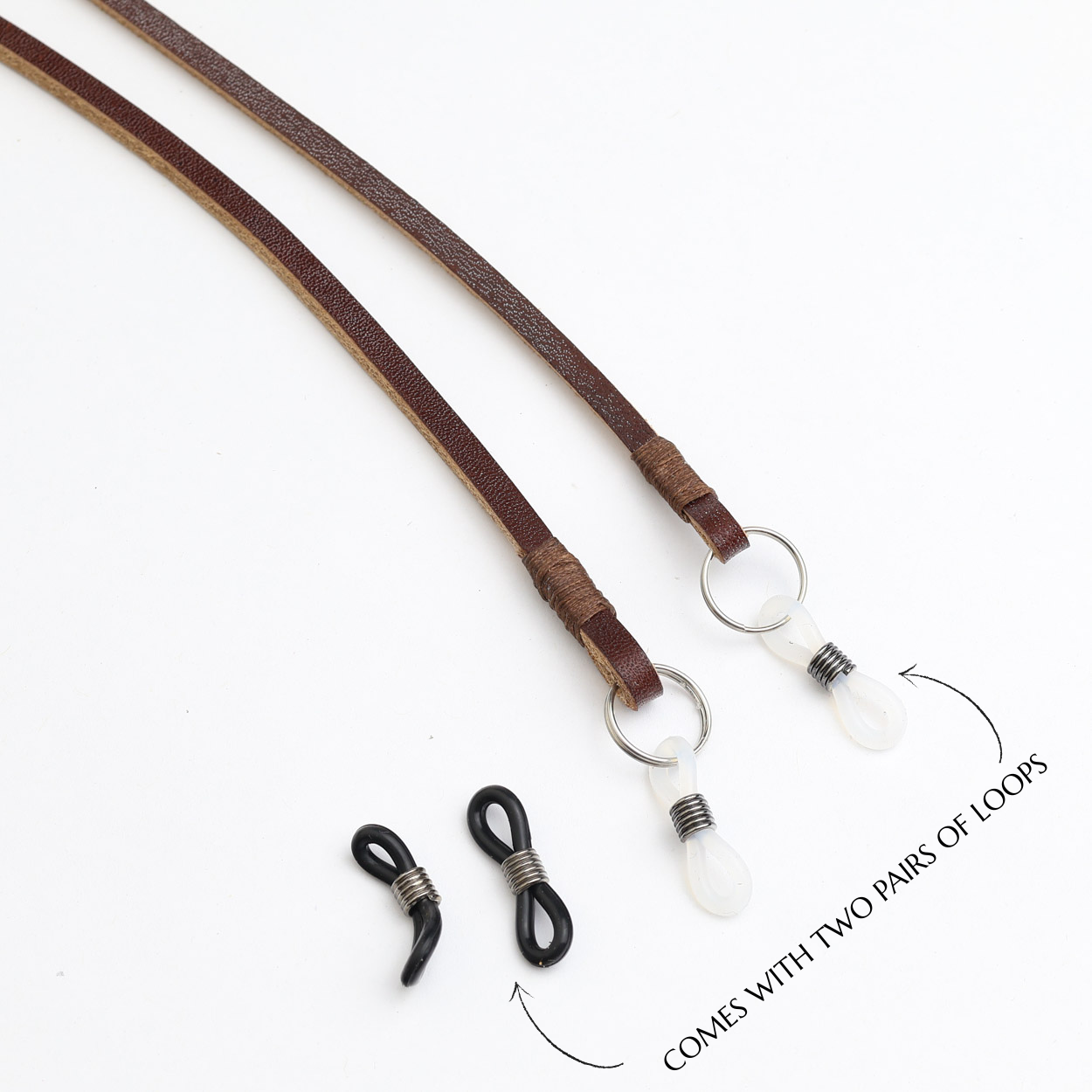 chestnut sunglasses strap loops