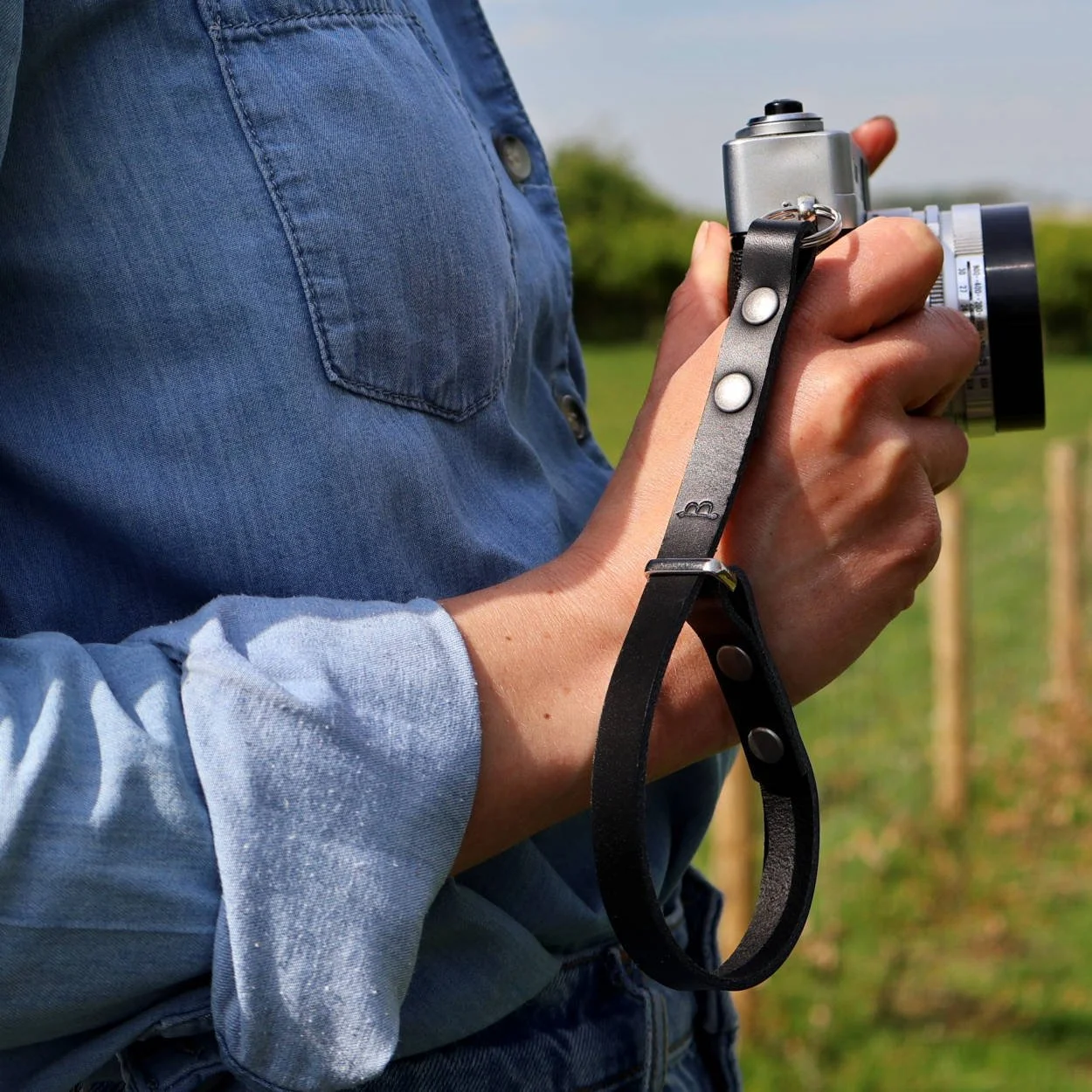 Scree Leather Camera Hand Strap Wrist