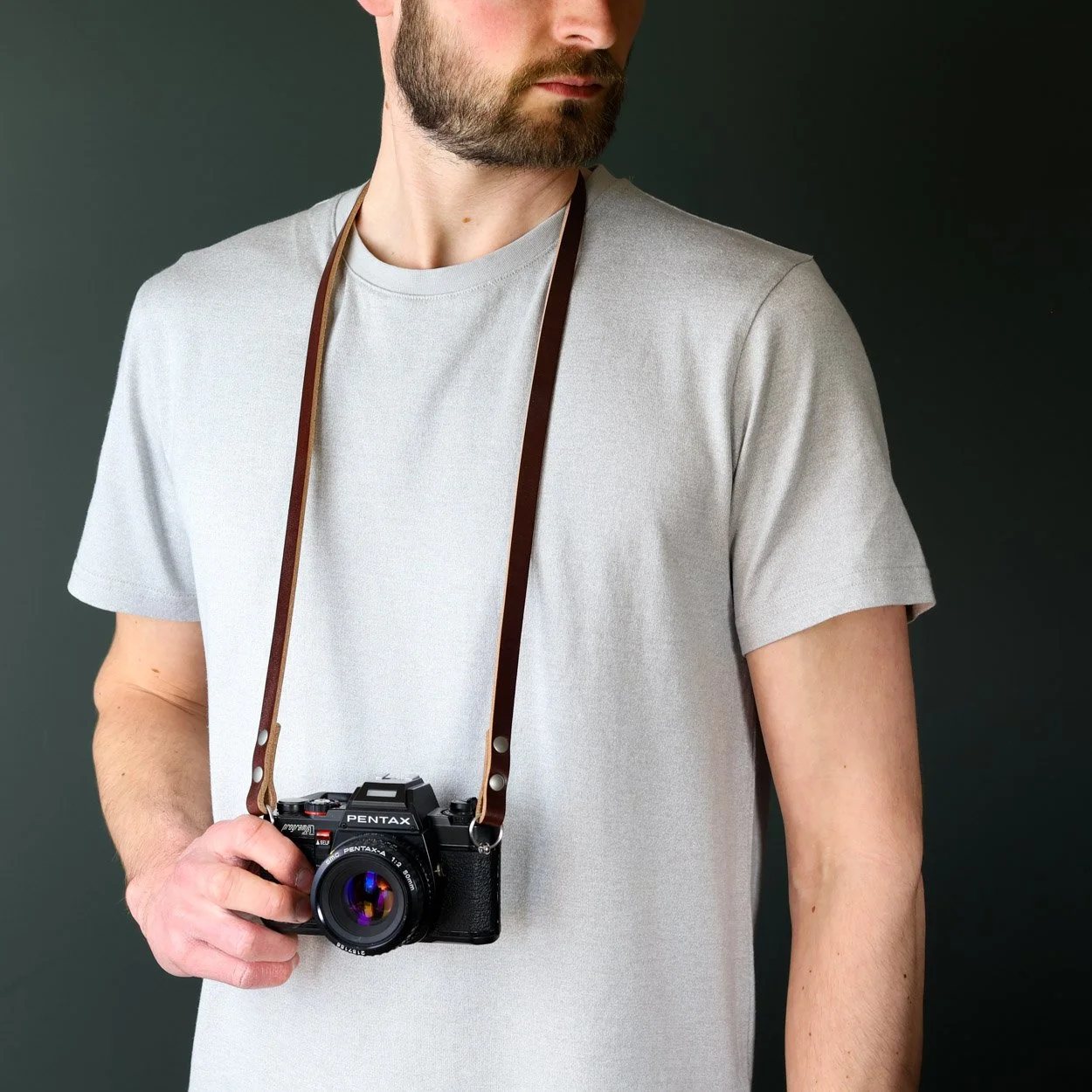 chestnut stride neck strap