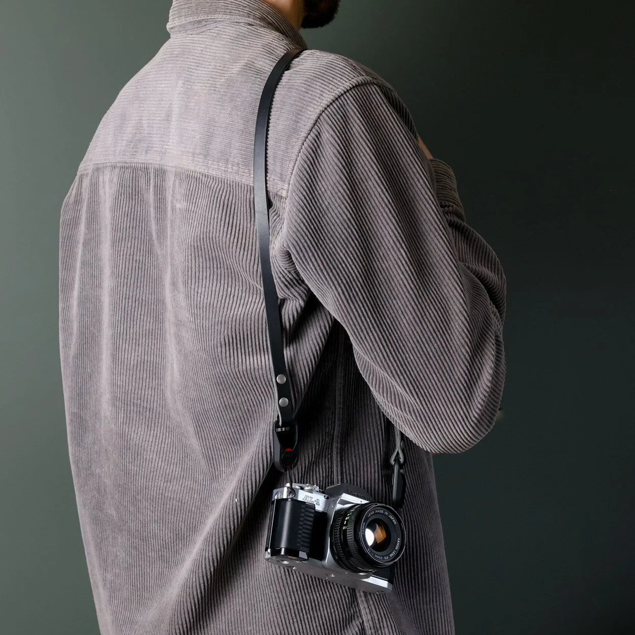 Quick release shoulder strap black Camera