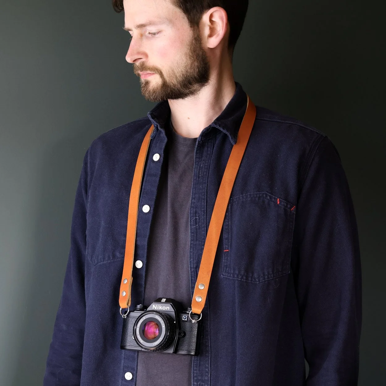 Ridge camera strap length guide