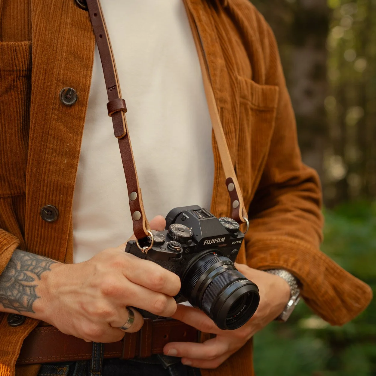 Ascent camera strap woods fuji
