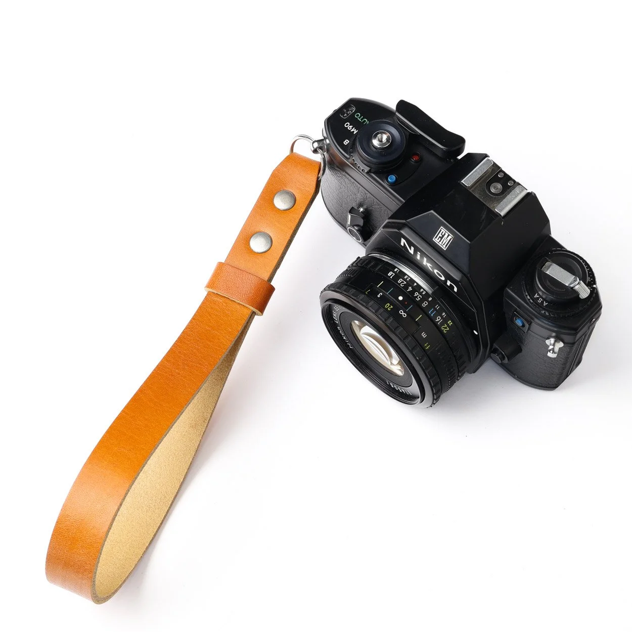 Slate - Leather Camera Wrist Strap