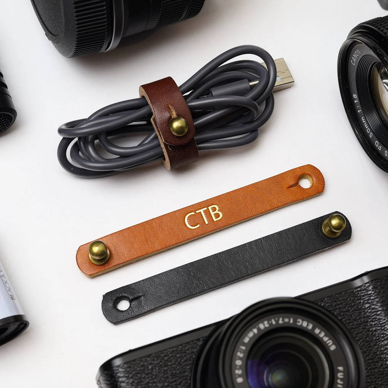 Leather Cable Wrap