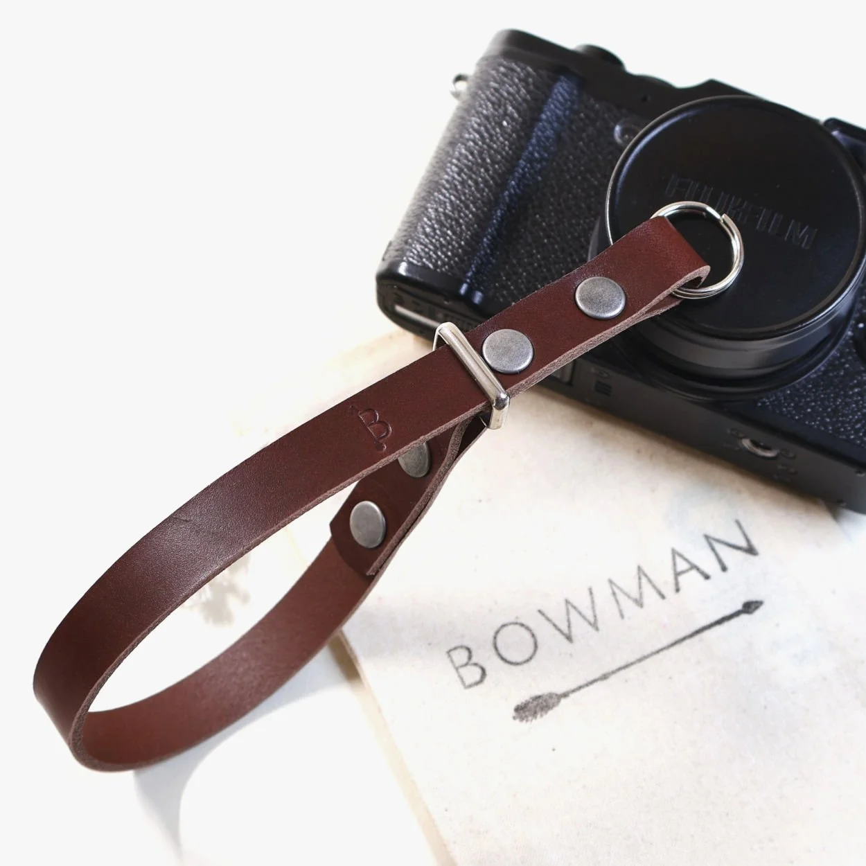 Scree Camera Hand Strap Leather Fuji