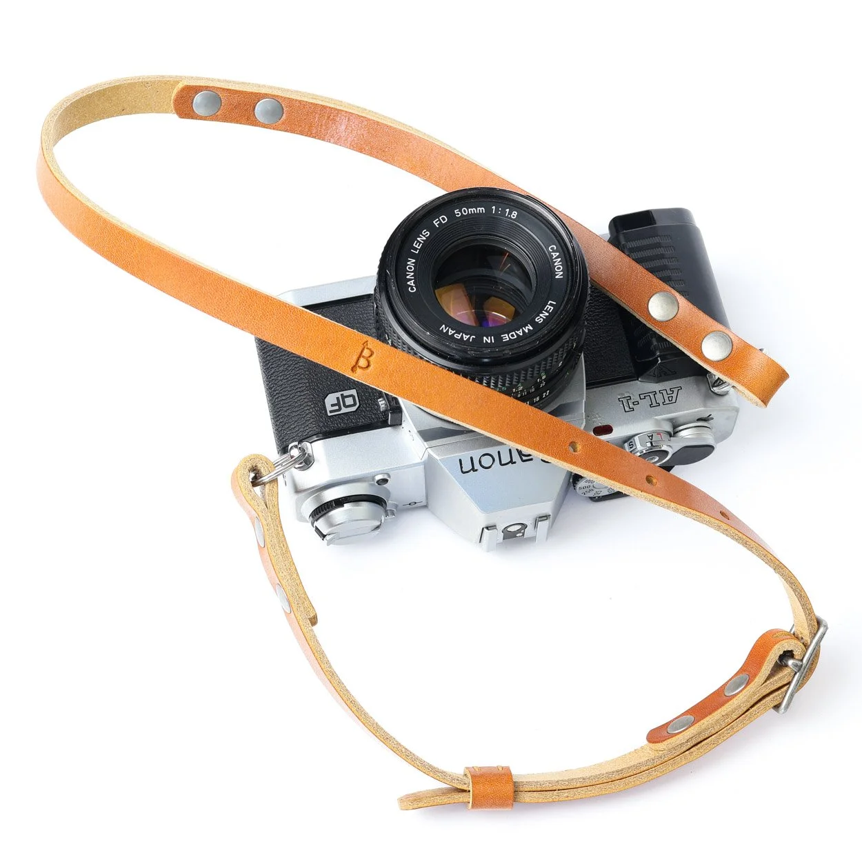 Summit leather camera strap