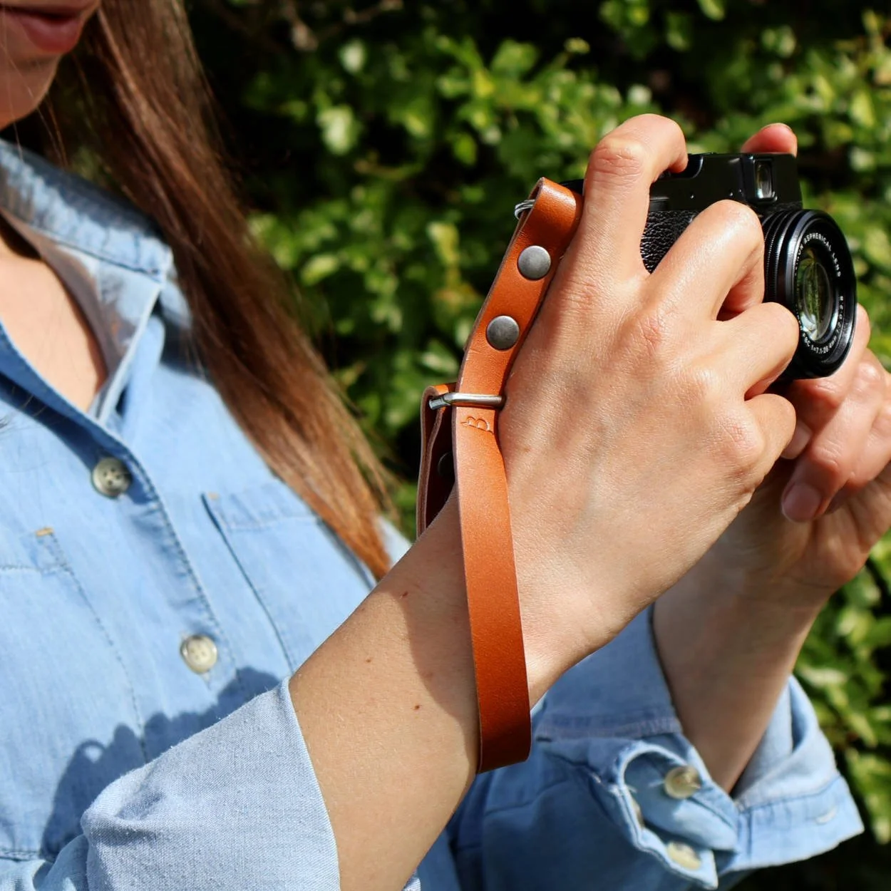 Scree Leather Camera Hand Strap