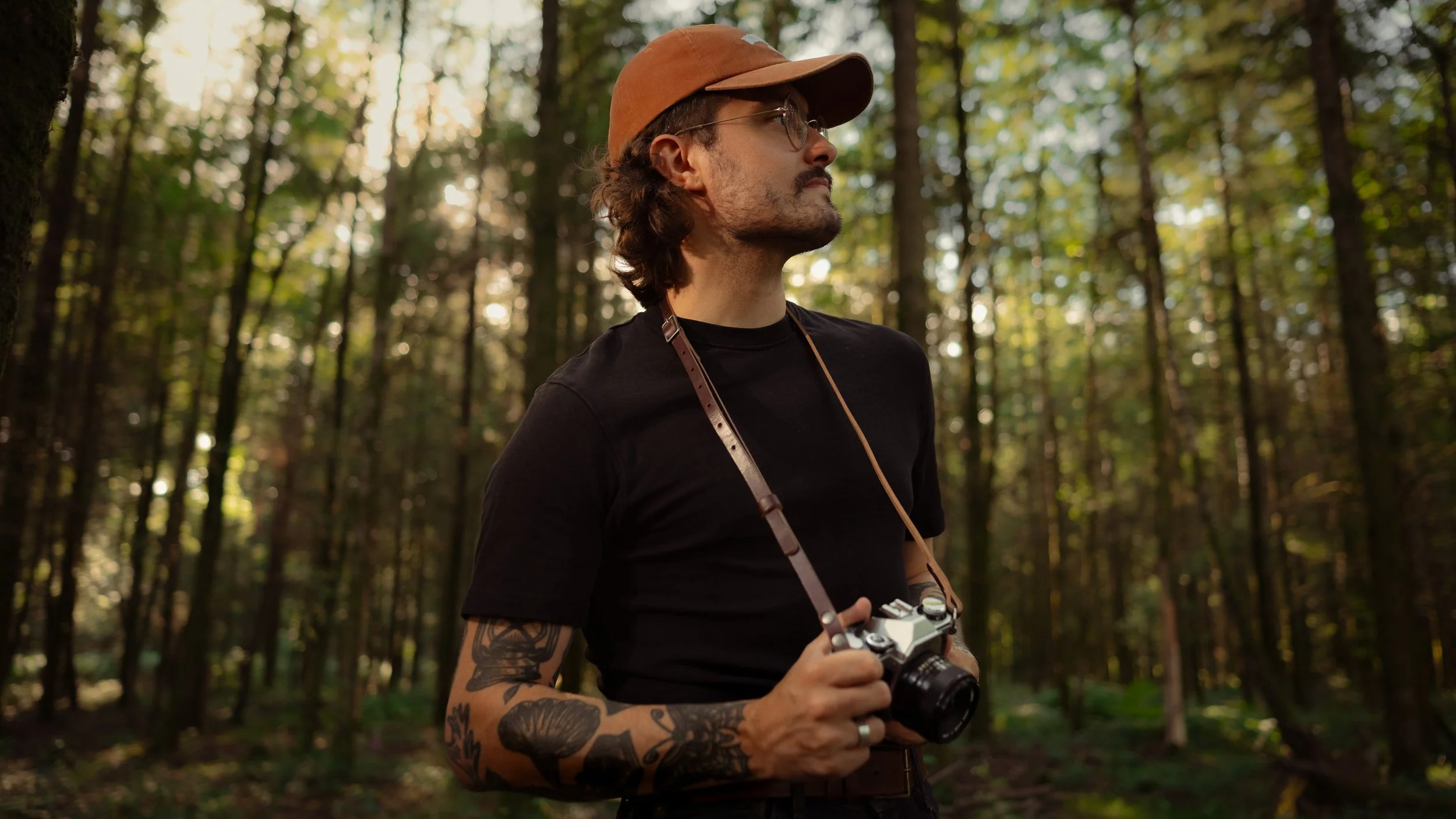Ascent leather camera strap