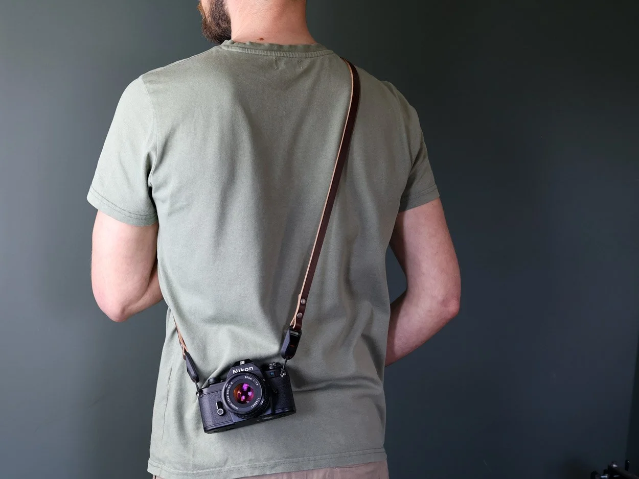 crossbody leather camera strap nikon